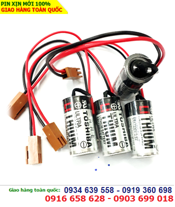 Pin nuôi nguồn Toshiba ER17330V lithium 3.6v 2/3A 1700mAh chính hãng Made in Japan